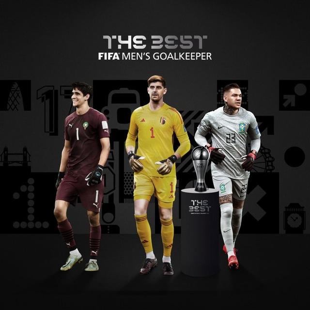 FIFA年度最佳男足门将三人候选：埃德森、库尔图瓦、布努(足球门将)