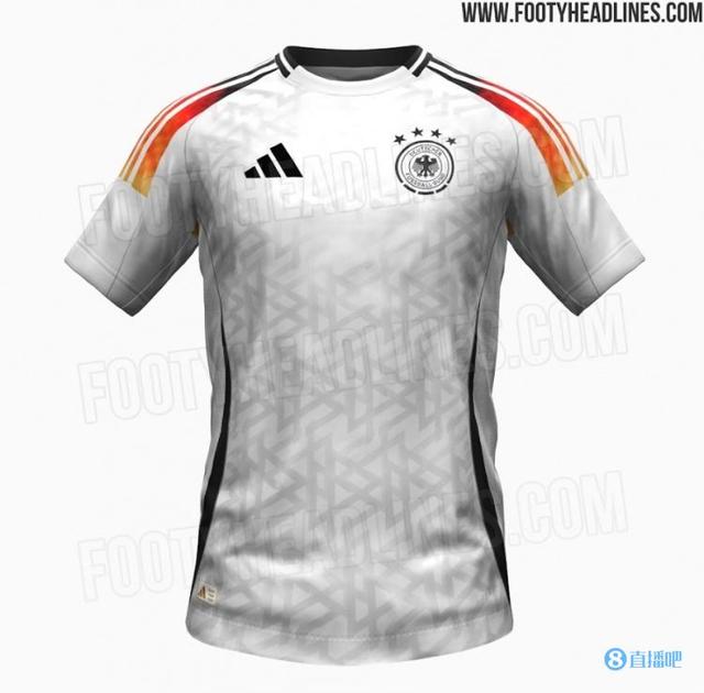 德国2024年欧洲杯主场球衣曝光，独特设计致敬2006德国世界杯(德国世界杯)