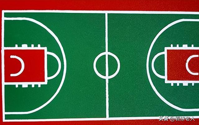 常识篇：篮球场的标准尺寸，NBA三分线并不是圆的(标准篮球)