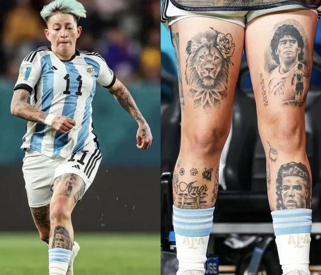阿根廷女球员球员因CR7纹身而受到批评，答：爱C罗不等于恨梅西(爱球员)