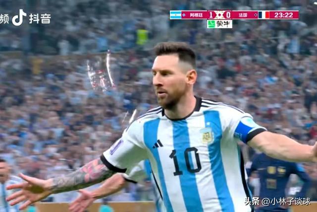 世界杯决赛，梅西姆巴佩破门，阿根廷队最终点球赢下冠军(2022世界杯决赛)