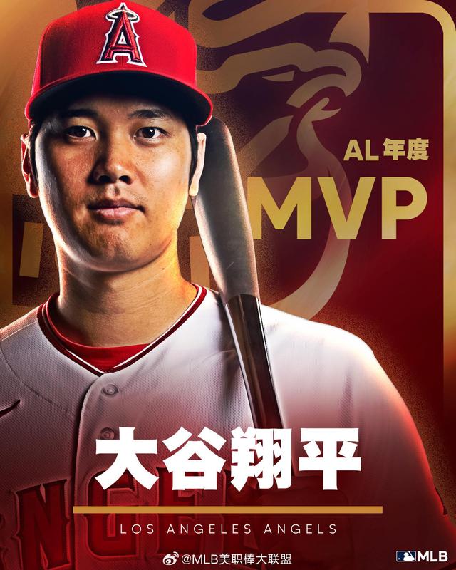 创纪录！大谷翔平再获MLB美联MVP，成史上首位两度全票当选的棒球手(mlb球员)