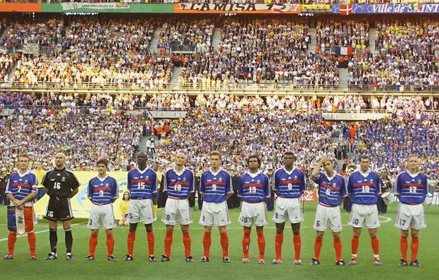 你能认出多少传奇？98年世界杯法国首冠，决赛3-0完胜四星巴西！(98世界杯)